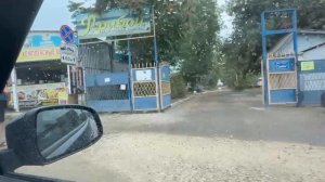 ГОЛУБИЦКАЯ осенью. Сентябрь, пляж, море, сколько людей? Съездили в гости и прокатились по Голубицкой