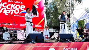 7) Фестиваль "Русское лето" (Псковская школа карате "Мастер").