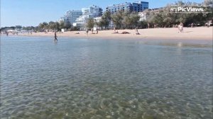 АНАПА сегодня 15 сентября 2025. ЦЕНТРАЛЬНЫЙ ПЛЯЖ Золотой берег. Чёрное море. Погода в Анапе сейчас
