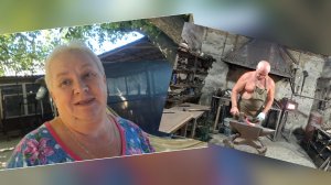 330. Привет из Крыма. У каждого свои дела. Собрала огурцы у соседа. 15.09.25.