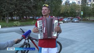 Известный велосипедист-путешественник Климентий Калужских побывал в Вологодской области