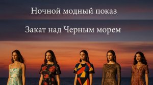 Ночной модный показ “Закат над Черным морем”
