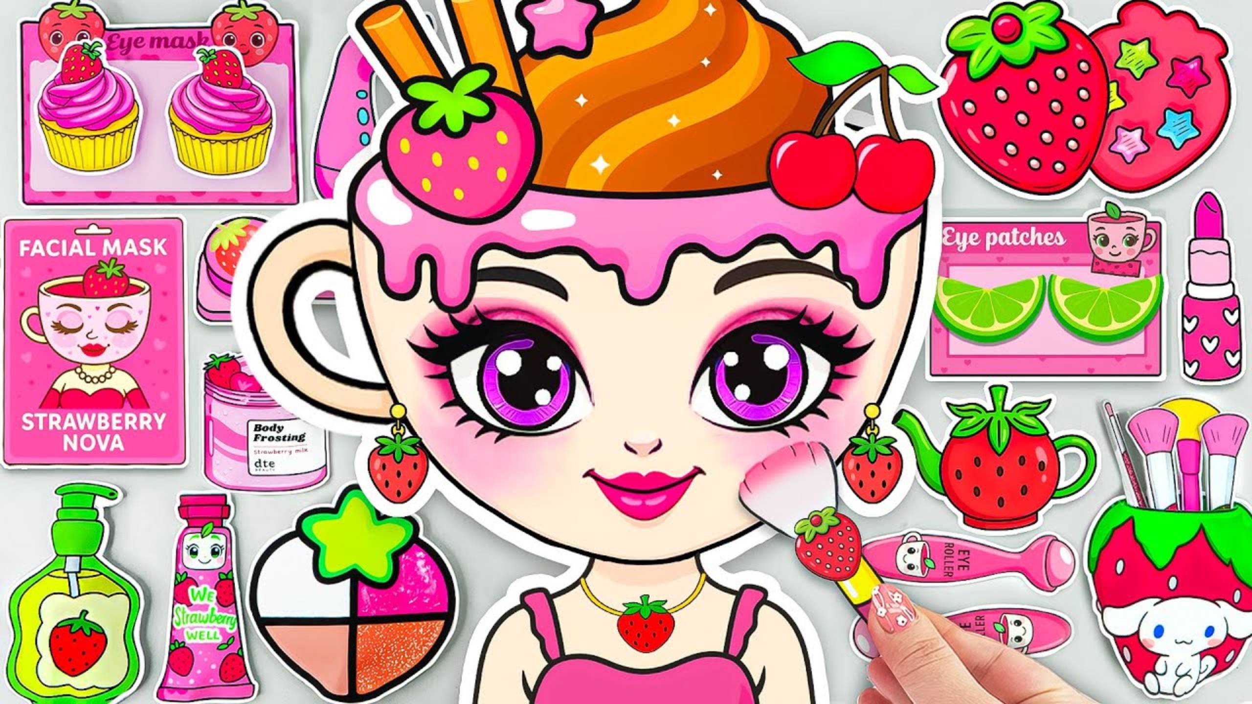 Балерина Капучи розовая как LABUBU | Итальянские Мемы - Лепка из пластилина | Мультики смотреть онлайн