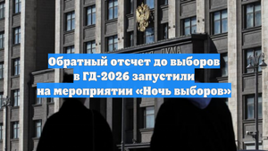Обратный отсчет до выборов в ГД-2026 запустили на мероприятии «Ночь выборов»