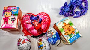АСМР РАСПАКОВКА Киндер Сюрприз яйца АСМР Новинка 🥰👀🤯