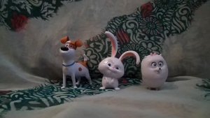 Обзор на фигурки Макса, Гиджет и Снежка