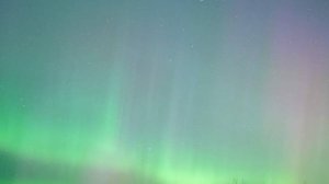 Северное сияние увидели жители Ленобласти над рекой Тосна