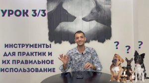 Введение в основы позитивной дрессировки, мини-урок третий (инструменты для практик)