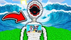 НУБ И ПРО НО ДОМ ВНУТРИ ВЕЛИКАЯ МАТЬ МЕГАФОН ПРОТИВ ЦУНАМИ В МАЙНКРАФТ СИРЕНОГОЛОВЫЙ SCP РАКУН