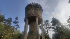 Заброшенная водонапорная башня в Выборге. Дата 14 сентября 2025 год.