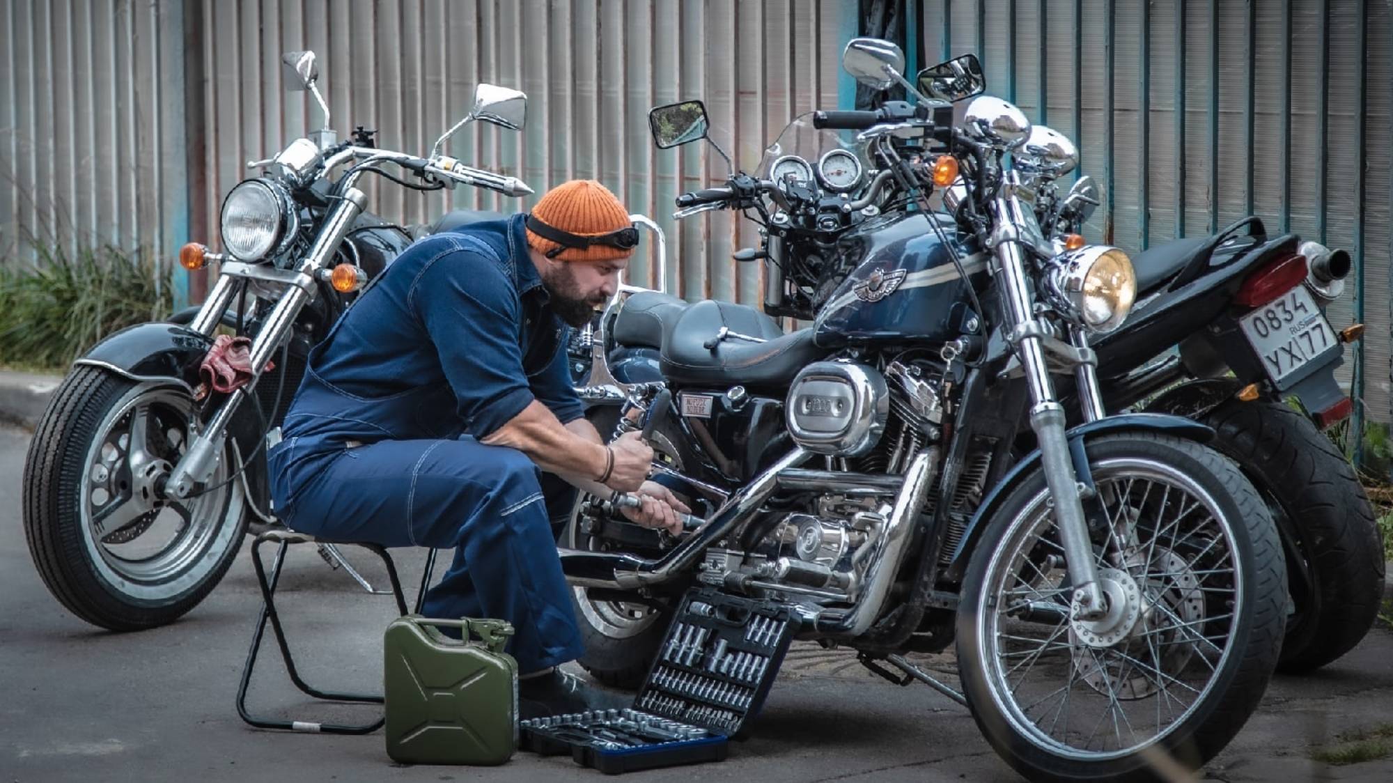 Замена масла на спортстере