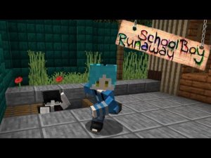 СБЕГАЮ ОТ ЗЛОГО БРАТА ОТЦА ЧЕРЕЗ  СЕКРЕТНЫЙ ПОДВАЛ В SCHOOLBOY RUNAWAY В МАЙНКРАФТ!