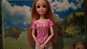 Обзор на Эбби в розовой кофте и белых штанах Мелиса (Голове от куклы Эбби вернули своё тело )