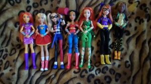 Моя коллекция кукол Супергероини 7 штук*Dolls DS Super Hero Girls
