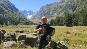 Синий Платочек на гармони русского строя