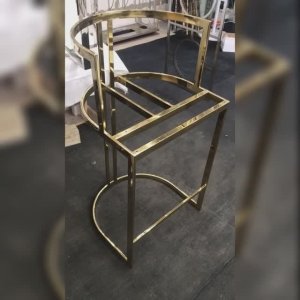Основание стула из нержавеющей стали с напылением нитрида титана | АЦИА