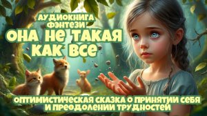 Аудиокнига, фэнтези: "Она не такая как Все". Оптимистическая сказка о принятии себя!