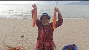 Покупаем лобстер на пляже Нячанг/13.09.25г