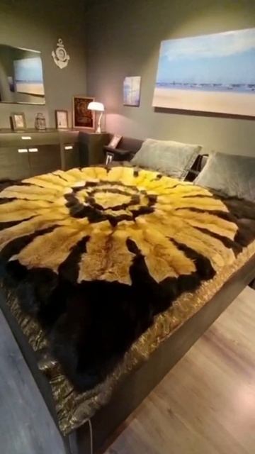 Одеяло из лисьих шкур | «Берлога 38»