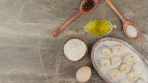 Тесто на кипятке для домашних пельменей