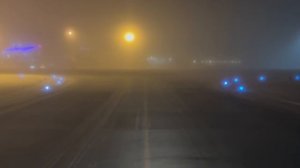 После посадки.