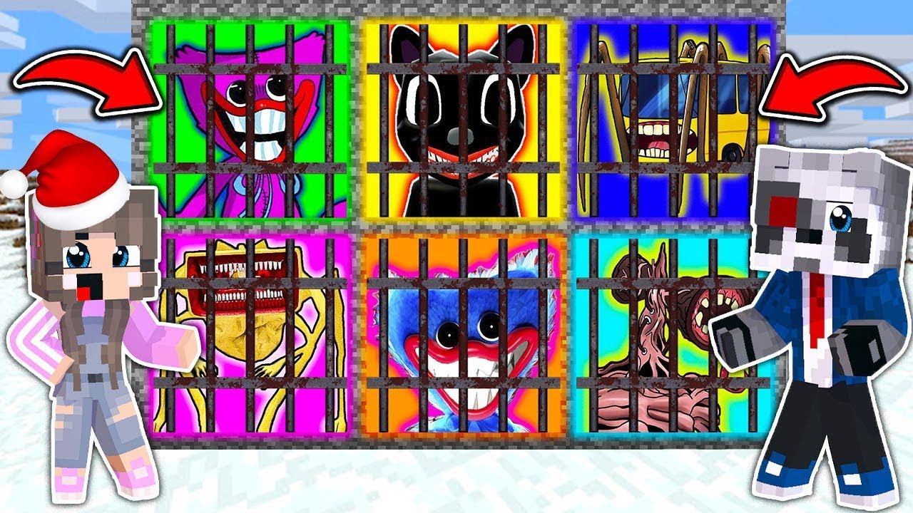 НУБ И ПРО НО ВЫБЕРИ ПРАВИЛЬНЫЙ НОВОГОДНИЙ ПОРТАЛ ТЮРЬМУ В МАЙНКРАФТ ФИЛЬМ SCP РАКУН И ДОЧКА смотреть онлайн