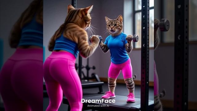 Кот в спортзале смотреть онлайн