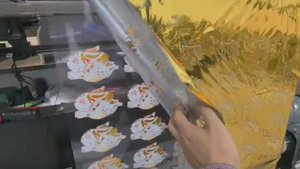 UV DTF Принтер 60см золото и серебро (gold and silver)
