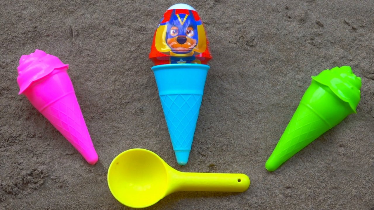 Игрушки Сюрпризы Щенячий Патруль | Играшка Сюрприз | Мультик для Малышей | |Цветное мороженное