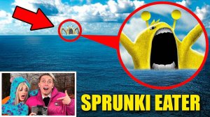 МОЙ ДРОН СНЯЛ ОГРОМНОГО SPRUNKI ПОЖИРАТЕЛЯ!