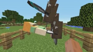 Minecraft: Бесконечный мультик — гигантская овца разрушает мир! 🐑💥