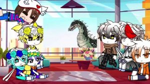 Реакция Андертейл и Сансов на SCP 682:Детектив Войд(СТАРОЕ ВИДЕО)