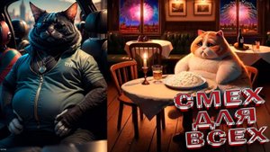 НОВЫЕ видео с кошками 2024 😅 Смешные коты − Смешные видео про котов