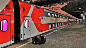 Двухэтажный поезд!  Обзорное видео. Есть ?? - пишите в комментариях #поезд #путешествие #лайфстайл