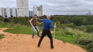 Мужской поединок на рабочую активность