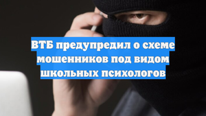 ВТБ предупредил о схеме мошенников под видом школьных психологов