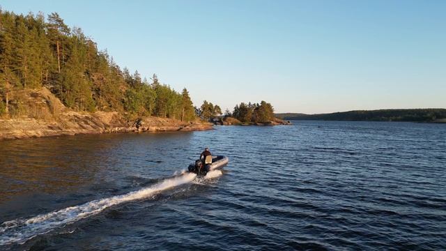 Лодка Флагман ДК 390 игла , Marlin 9.9(20) Proline Force , водометная насадка смотреть онлайн