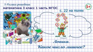 Стр. 22 на полях логика - какое число лишнее 3 математика 3 класс 1 часть ФГОС