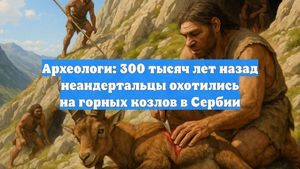 Археологи: 300 тысяч лет назад неандертальцы охотились на горных козлов в Сербии