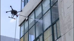 Дрон квадрокоптер мойщик окон от Cascade ionic