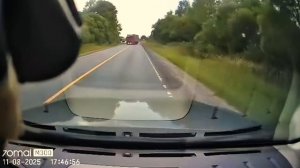 Фура вылетела на встречку