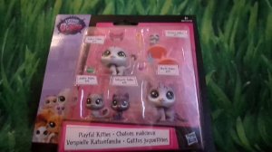 Обзор на фигурки животных Литл Петс Шоп*Littlest PetShop-Семья Кошек