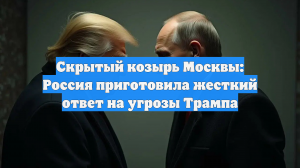 Скрытый козырь Москвы: Россия приготовила жесткий ответ на угрозы Трампа