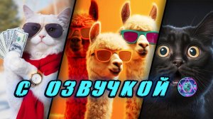 🔥 Приколы с котами! - С ОЗВУЧКОЙ! СМЕШНЫЕ КОТЫ! Самые смешные животные! Попробуй не засмеяться!
