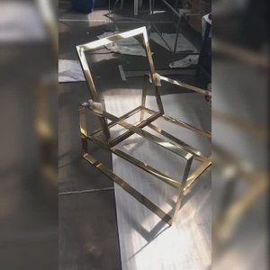 Основание стула из нержавеющей стали с напылением нитрида титана | АЦИА