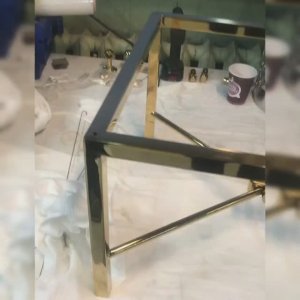 Подстолье из нержавеющей стали c напылением нитрида титана | АЦИА