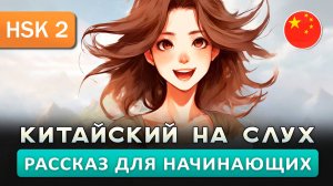 Простой рассказ на Китайском (HSK2): Моё детство | Китайский на слух для начинающих 🎧
