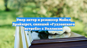 Умер актер и режиссер Майкл Драйхерст, снявший «Гудзонского ястреба» с Уиллисом