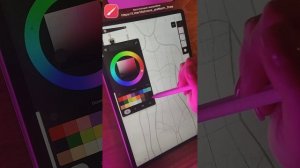 Эскиз в программе infinite painter