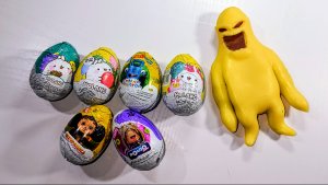 АСМР РАСПАКОВКА Киндер Сюрприз яйца АСМР Новинка Роблокс АСМР 😻🥰❤️